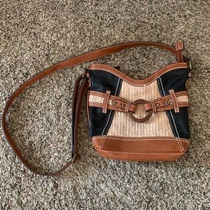 B.O.C Born of Concept Nayarit Straw Crossbody Purse